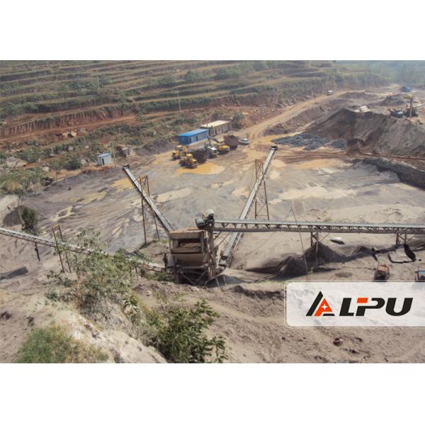 Long Distance Transport Mine Conveyor Belt Width 500mm For Slag