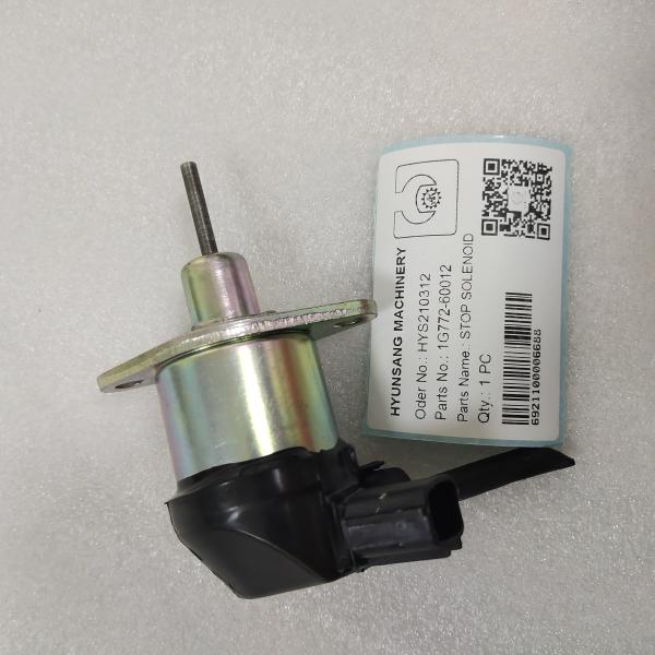 Quality Stop Solenoid 1G772-60012 1G772-60014  1G772-60010 For Kubota V3300 wholesale