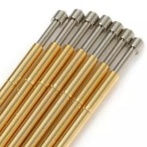 China 1A DIP T Probe POGO Pin Gold Plated Spring Loaded Pcb Test Pins 1.05mm on sale