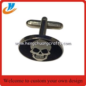 Simplicity rectangular black cufflinks factory custom wholesale cufflinks for