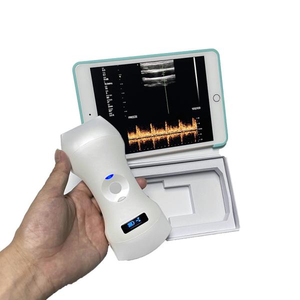192 Element Wireless Color Ultrasound Probe Double Heads 3 in 1 Ultrasound