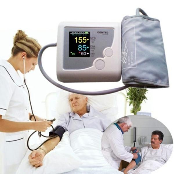 Quality Fully Automatic Arm Digitl Blood Pressure Monitor Sphygmomanometer Color LCD CONTEC08E with CE FDA wholesale