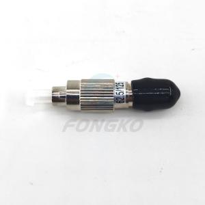 Silver Grey 62.5/125 FC Male To ST Female Fiber Optic Adapter Transform