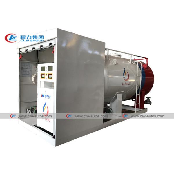 Quality NNPC DPR Standard 15000 Liters 7.5 Tonne LPG Skid Station With Flow Meter wholesale