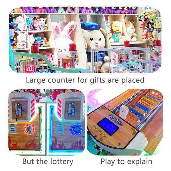 Multiplayer Luxury Big Booth Amusement Game Machines Coin Operated