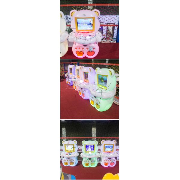 Kids Coin Operated Amusement Game Machines Candy Bear Series 250W