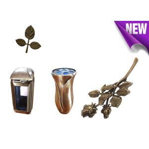 Copper Alloy Brass Vase Tombstone Decoration Bronze Material Ref . BD018