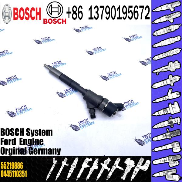 0445110351 Original Diesel Common Rail Fuel Injector 0445110351 55219886 for