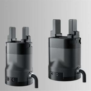 Robot Collaborative With Cooperative Parallel Electric Gripper PGC-140 As Cobot