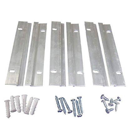 Convenient Small Z Bar Hanger Z Clip for Mirror Mounting 6.2lbs Weight 50lbs Capacity