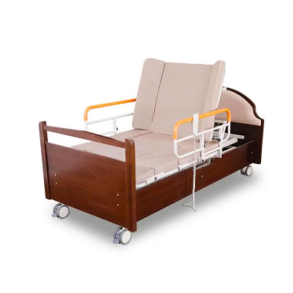Quality Home care community hospital high-end function of wood rotary nursing beds wholesale