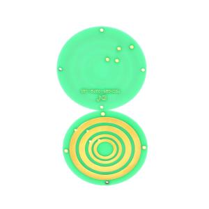 Two Circuit Pancake Slip Ring Two Signal 380VAC For Moving Medium System