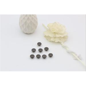 Hot sale garment accessories matte gunmetal color 10.1 mm flat round shape metal