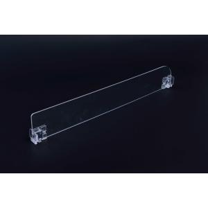 Cheap Customized Shelf Pusher Divider, Acrylic Shelf Divider, Shelf Data Strip Divider for sale