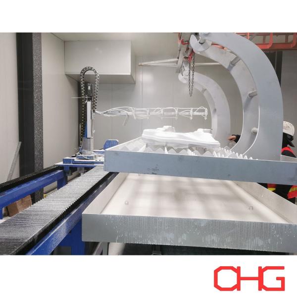 PLC Control Liquid Spray Wet Painting Line With Conveyor System Equipment For