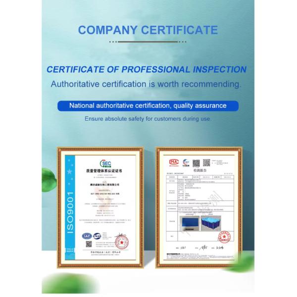 XDEM Agriculture Foldable PVC Square Tanks Tarpaulin Culture Square Fish Pond Rectangle Shape For Fish Farm