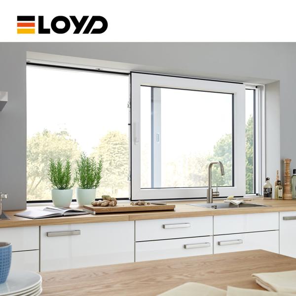 Quality Double-Sash Aluminum Sliding Window with Cross Ventilation wholesale