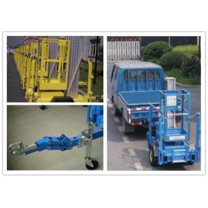 Cheap 8 Meter Hydraulic Work Platform , Trailer Mounted Lift For One Person for sale