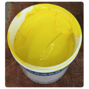 Cheap Custom Metallic Prints with Gold Silkscreen and 3D Silicone Elements for Fabric Stamp Ink for sale