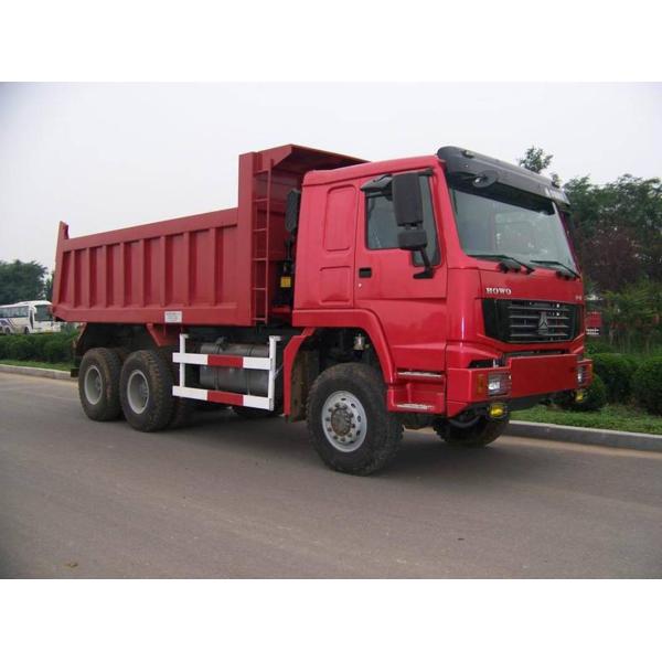 Quality Sinotruk howo new dump truck 25tons tipper truck Euro II 371hp red color wholesale
