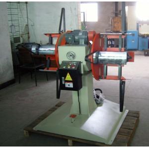 Motorized Double Steel Coil Uncoiler Machine With Drive Motor