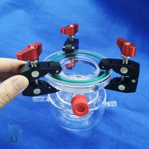 Custom High Temperature Corrosion Resistant Transparent Quartz Reactor