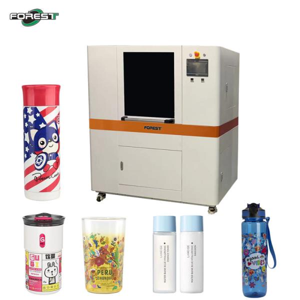 Digital Cylindrical Printing Machine For Printing On Glass Bottles And Plastic