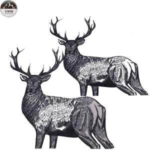 Unique Custom Made Embroidered Patches For Jeans , Jackets , Clothes