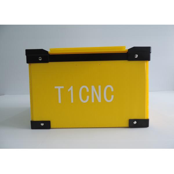 Stackable Corrugated Plastic Packaging Boxes , Corrugated Plastic Box With Lid