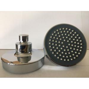 Cheap ABS plastic material 4inch round chrome plating shower head top shower rain shower wholesale for sale