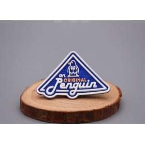 Cheap Hot Melt Adhesive Printed Silicone Clothing Labels Customized Twill Back for sale