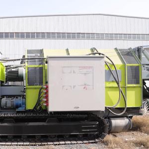 Heavy Duty Mobile Garbage Shredder Track Shredder Metal Shredder Machine