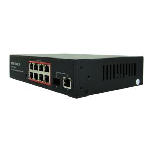 Latest POE-S1108GB 8xGigabit PoE + 1xGE RJ45 & 1xGE SFP Uplink IEEE802.3af/at