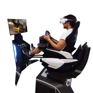 Cheap Steering Wheel Racing Simulator Cockpit Training Center Realistic Vr Racing Games for sale