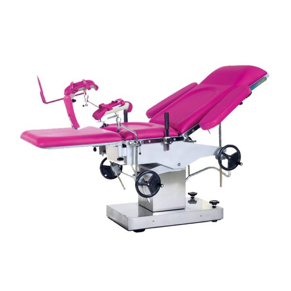 Quality Manul Hydraulic Obstetric Delivery Table Labour With 304 SS Base wholesale