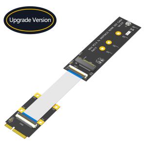 NGFF (M.2) Key M NVME SSD to Mini PCI-e Adapter with FFC Cable