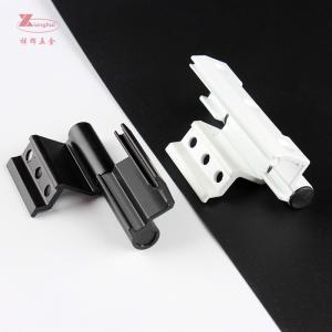 86mm Length Aluminium Alloy Pivot Hinge in Modern Design for Black Aluminium