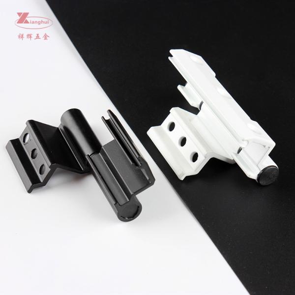 86mm Length Aluminium Alloy Pivot Hinge in Modern Design for Black Aluminium