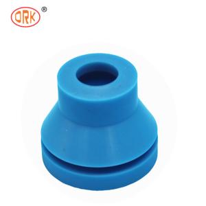 Excellent Rebound Resistance Blue Color Custom Mold Silicone Rubber Bushing