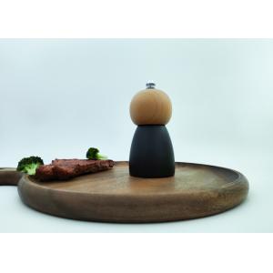 China Wood Pepper Grinder Manual Grinder With Adjustable Coarseness Ceramic Core on sale