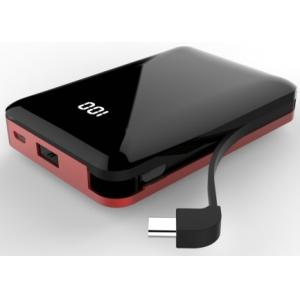 Cheap High Quality 2019 New 10000mAh Polymer Battery Mobile Power Bank UV finish Mirror Charger for sale