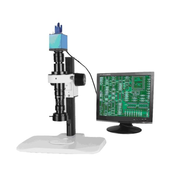 Telecentric Optical Design 2D Video Microscope With Optical Coaxis Illumination