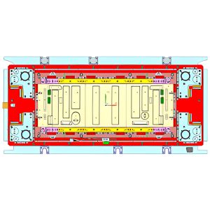 China Steel Stamping Tool SUS430 Stage Tool For Dishwasher Tub Wrapper With Punching And Shearing Tool on sale
