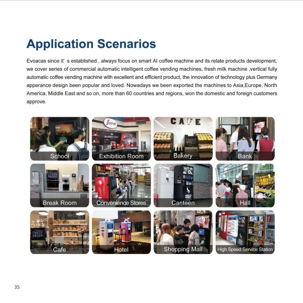 OEM Supply Floor Standing Instant Tea Coffee Machines With 27inch Advertising Screen