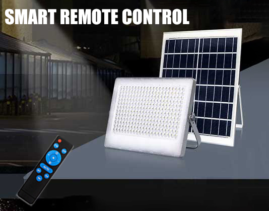 300AH BYD Battery LED Solar Flood Lamp For Garden