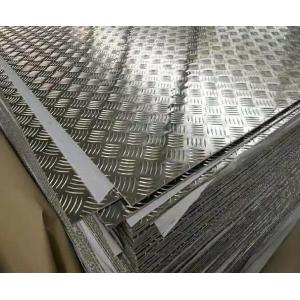ISO9001 Patterned Aluminium Sheet Aluminium Checkered Plate 3003 5052