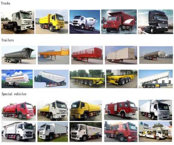 sinotruk 20ft semi truck trailers for sale