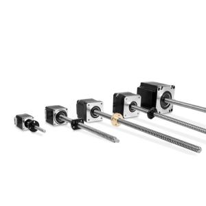 Nema 8-23 Hybrid Stepper Motor for Focusing CCD Camera Screw Length 60-360mm