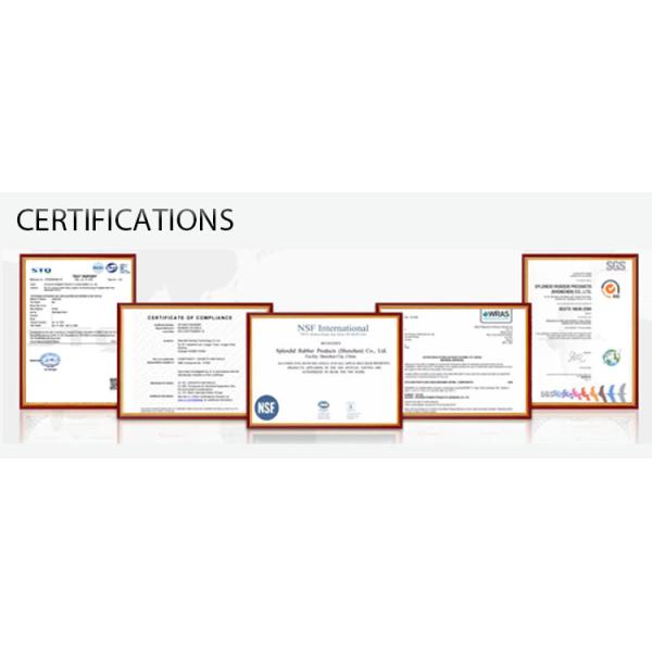 20SHA-90SHA Custom Rubber Parts Molded Buna Silicone Ozone Resistance