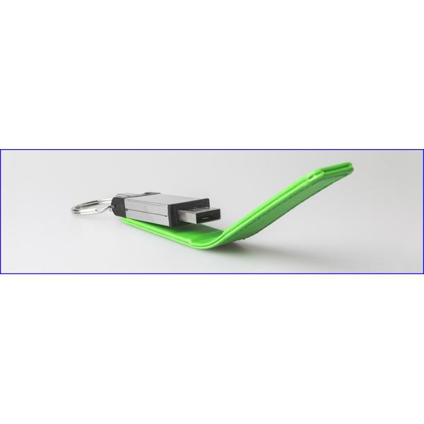 PU Leather 1GB USB Memory Stick Thumb Drive Customized Printing